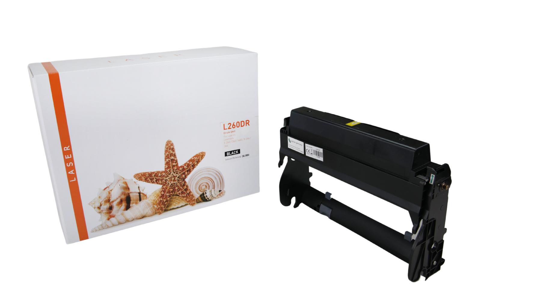 E260DR alternativ Trommel black für Lexmark / E260X22G / 30.000 Seiten E260DR alternativ Trommel black für Lexmark / E260X22G / 30.000 Seiten