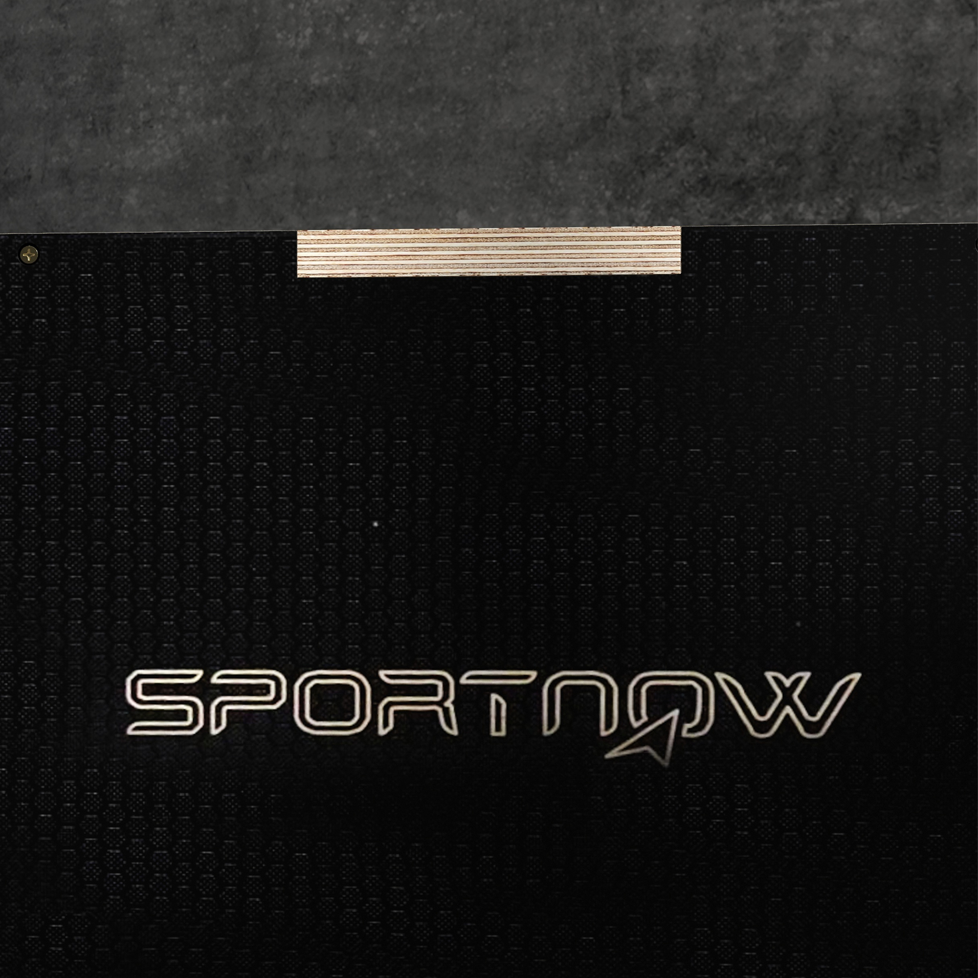 Plyo-Box/Sprungbox, robust, 61 x 51 x 41 cm, Schwarz, Griff 10x3,5 cm, bis 120 kg