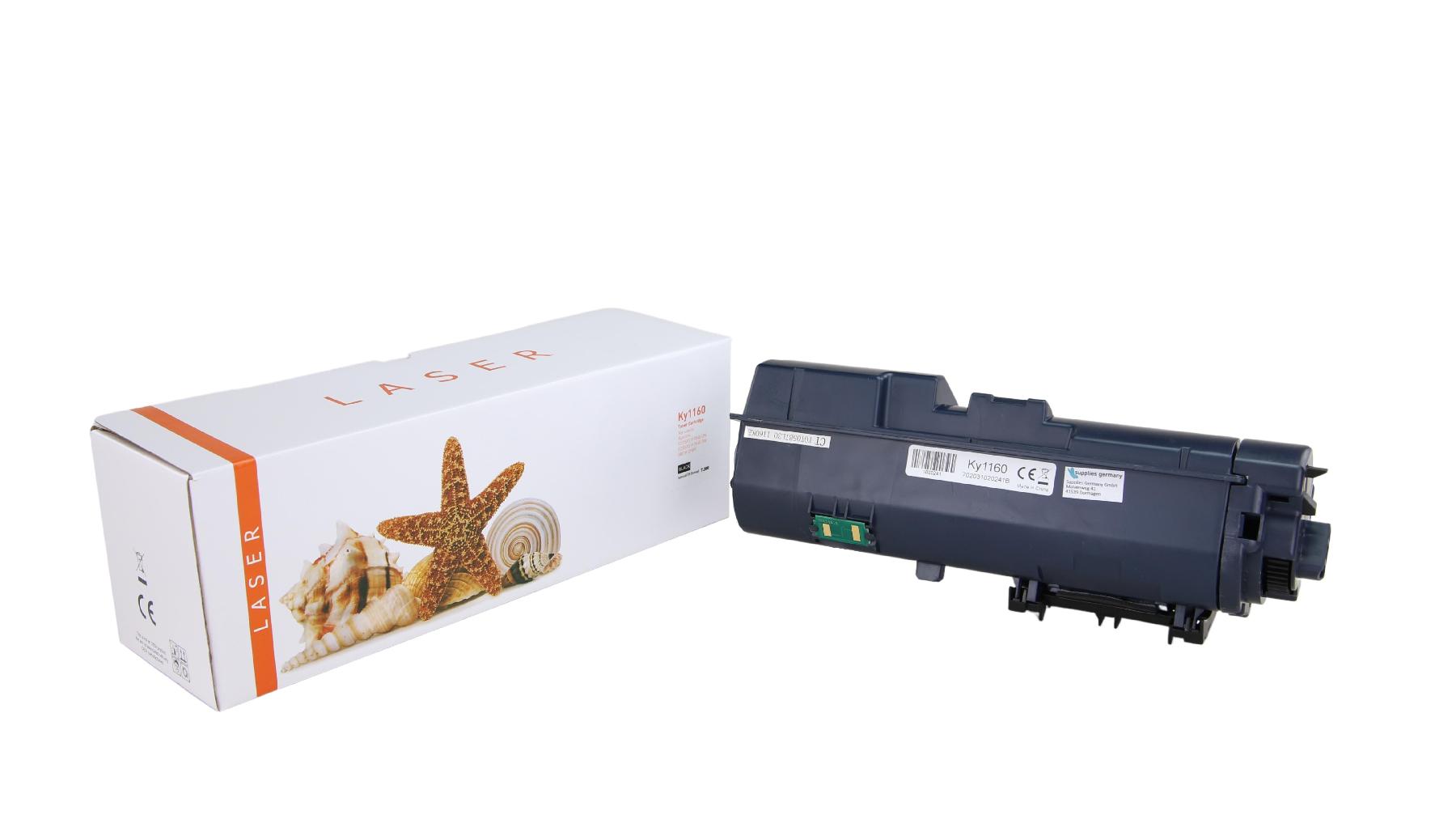 TK1160 alternativ Toner black für Kyocera  / TK1160 / 7.200 Seiten