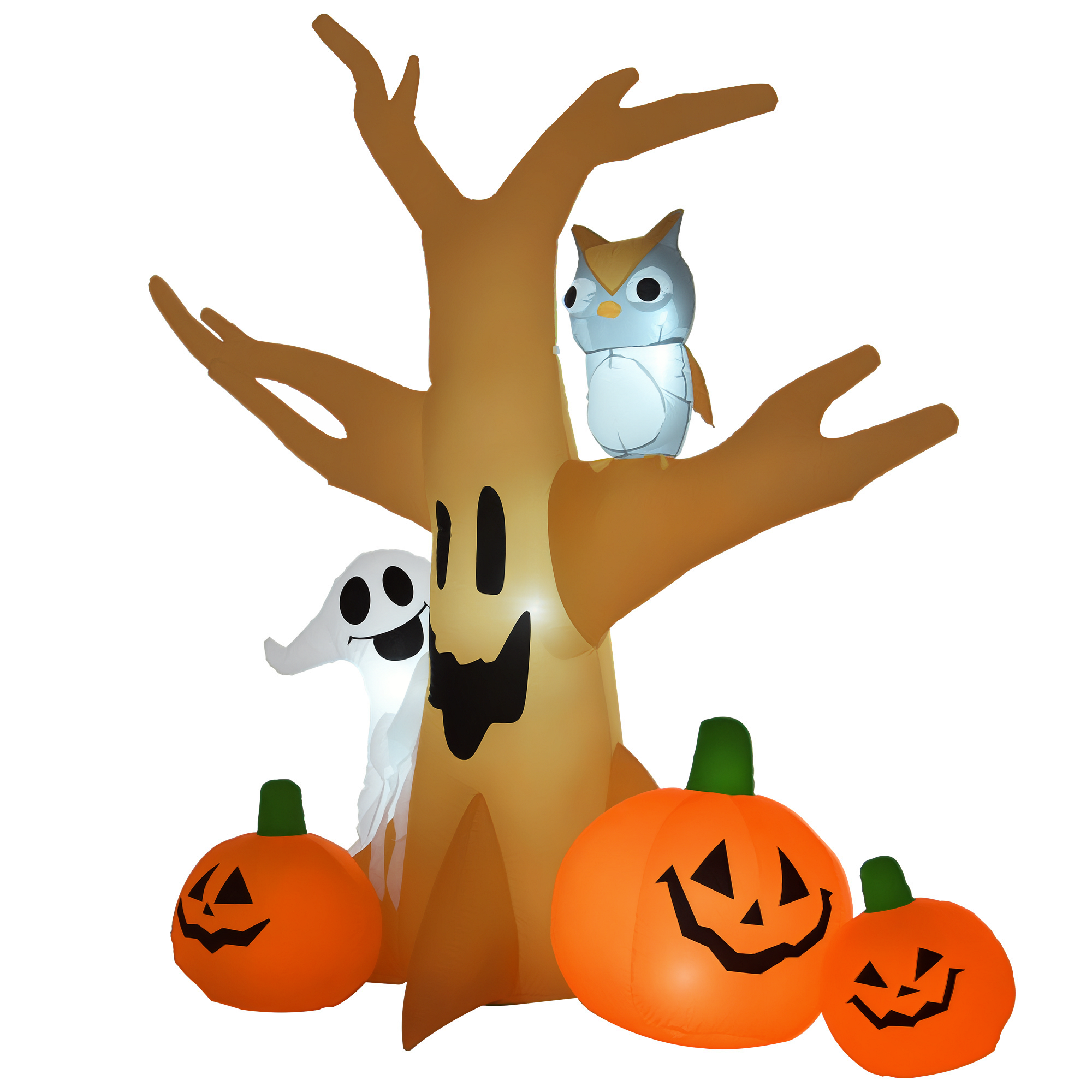 Halloween Aufblasbares Spukgespenst Luftfigur Aufleuchtend Deko 120/ 240 cm (Aufblasbarer Spukbaum) Halloween Aufblasbares Spukgespenst Luftfigur Aufleuchtend Deko 120/ 240 cm (Aufblasbarer Spukbaum)