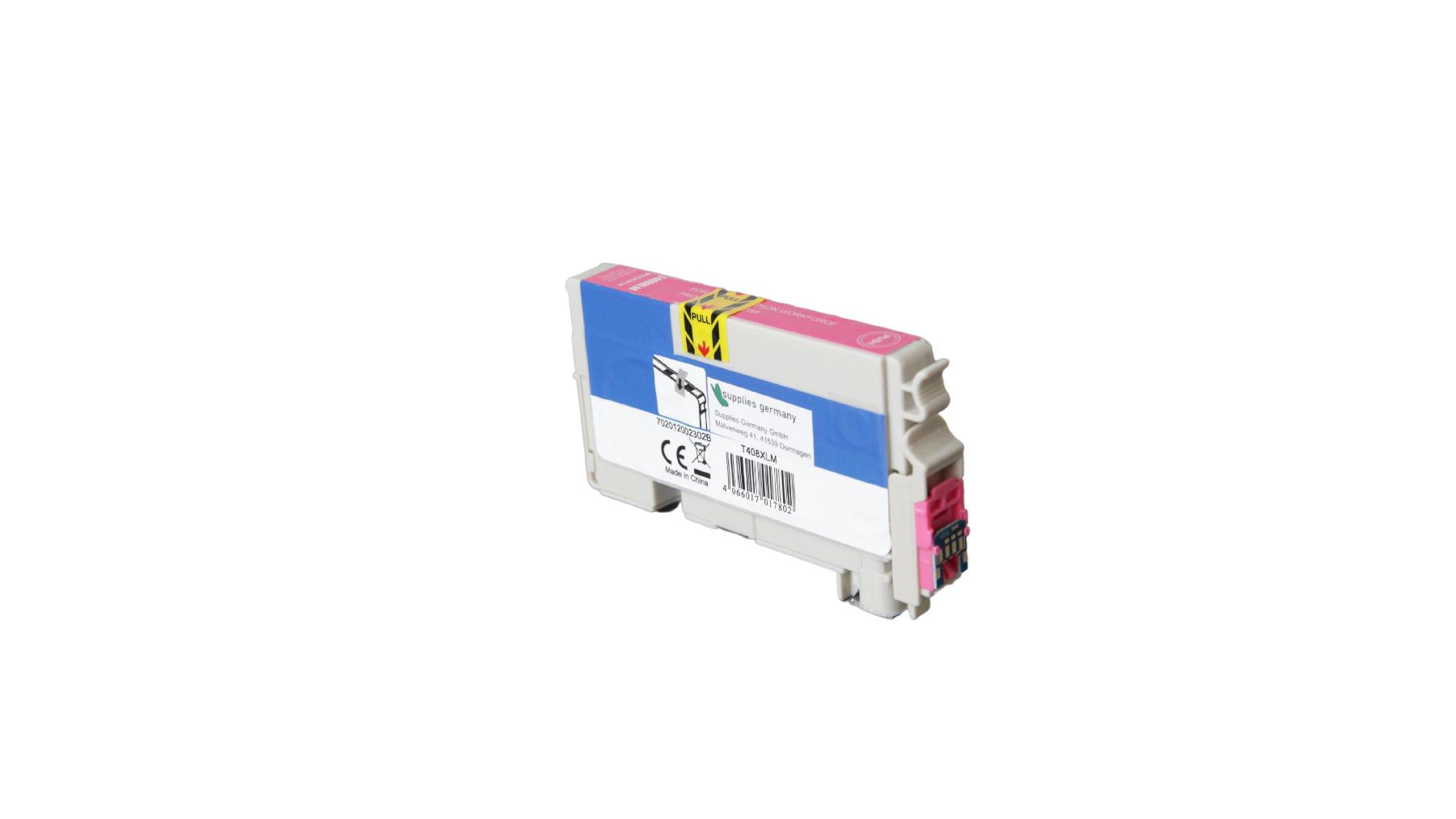 T408XLM alternativ Tinte magenta für Epson / C13T09K34010 / 1.700 Seiten
