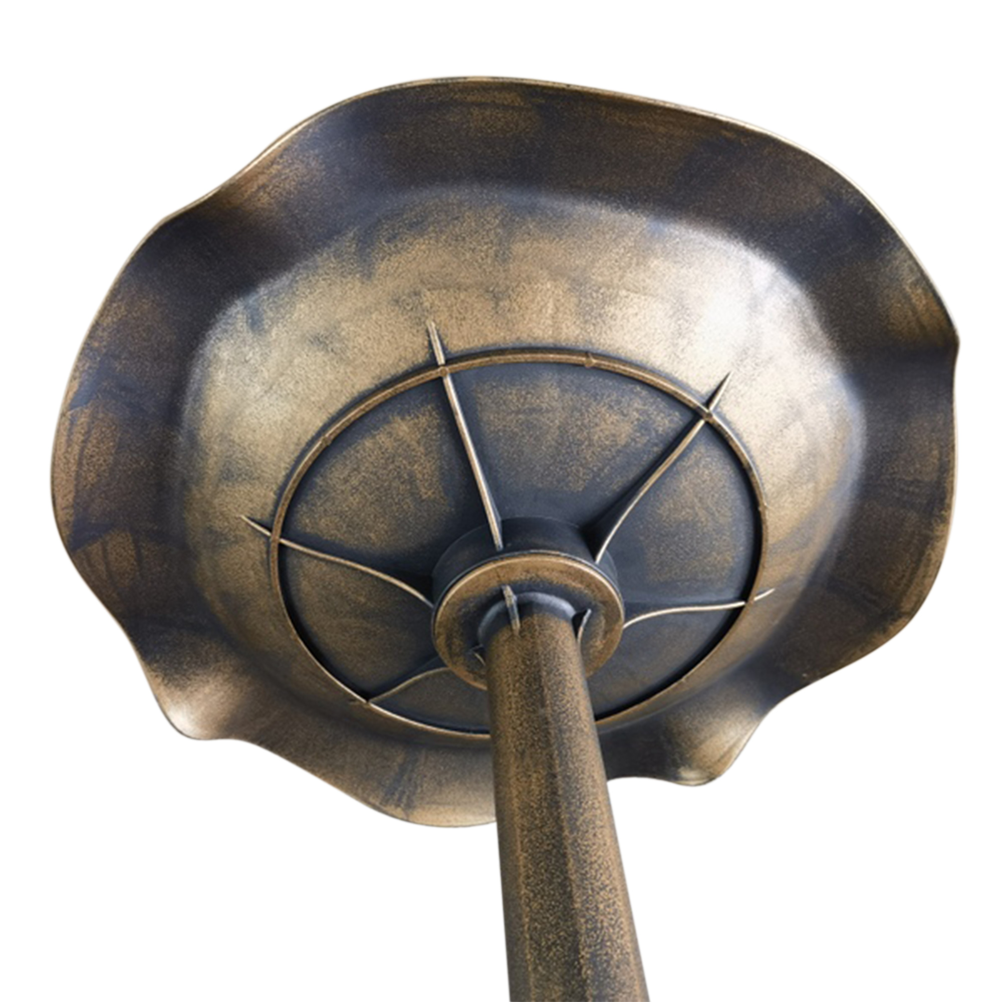 Vogeltränke Wassertränke, Vintage-Design, stabiler Standfuß, winterfest, Ø50 x 71H cm, Bronze