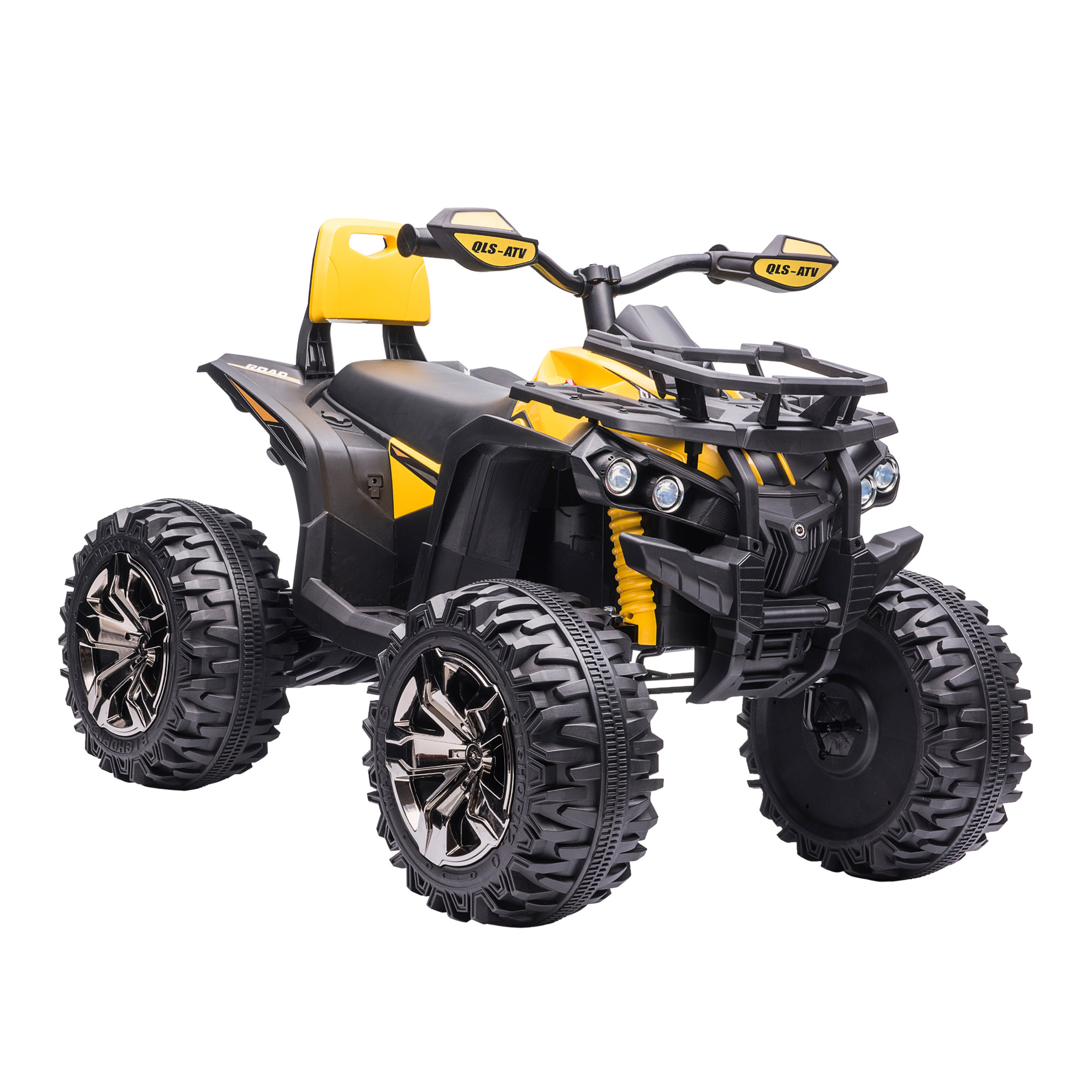 Elektro-Kinderquad, 3-8 km/h, 45 Min. Betriebszeit, LED-Scheinwerfer, Musikplayer mit USB, für Kinder 3 bis 5 Jahre