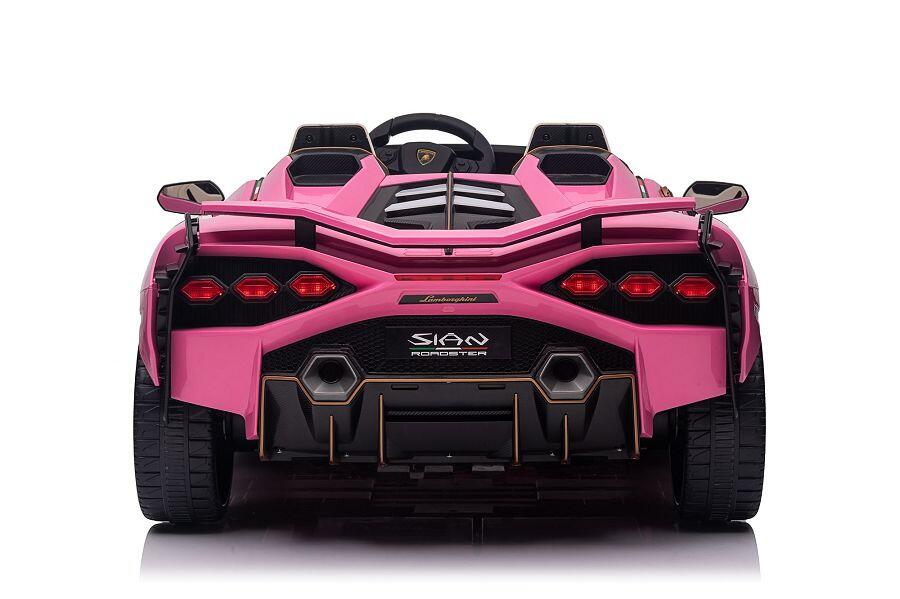 Kinderfahrzeug Lamborghini SIAN 2 Sitzer - pink