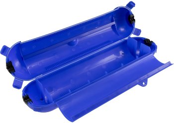 Kabelschutzbox für Aussen IP44 XL / für CEE, LxØ 365x90mm, Blau
