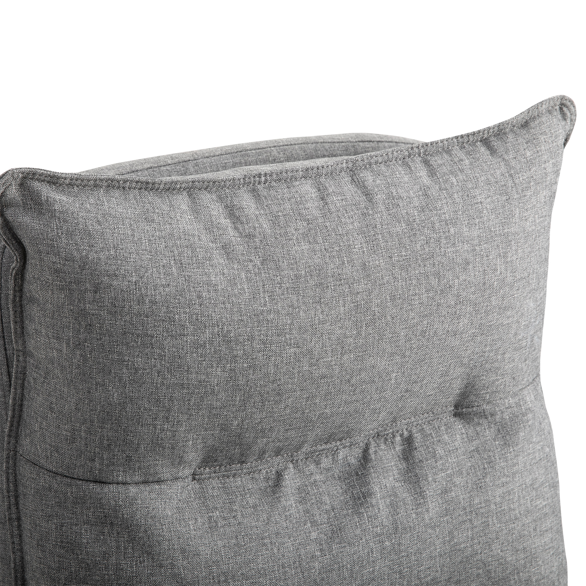 Massage-Bürostuhl, Schreibtischsessel mit Massagefunktion, höhenverstellbarer, ergonomischer Drehstuhl, Nylon, Grau