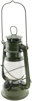LED Camping Laterne "CT-CL Army" / ØxH 12x23,5cm, 4x AA, warmweiß, dimmbar
