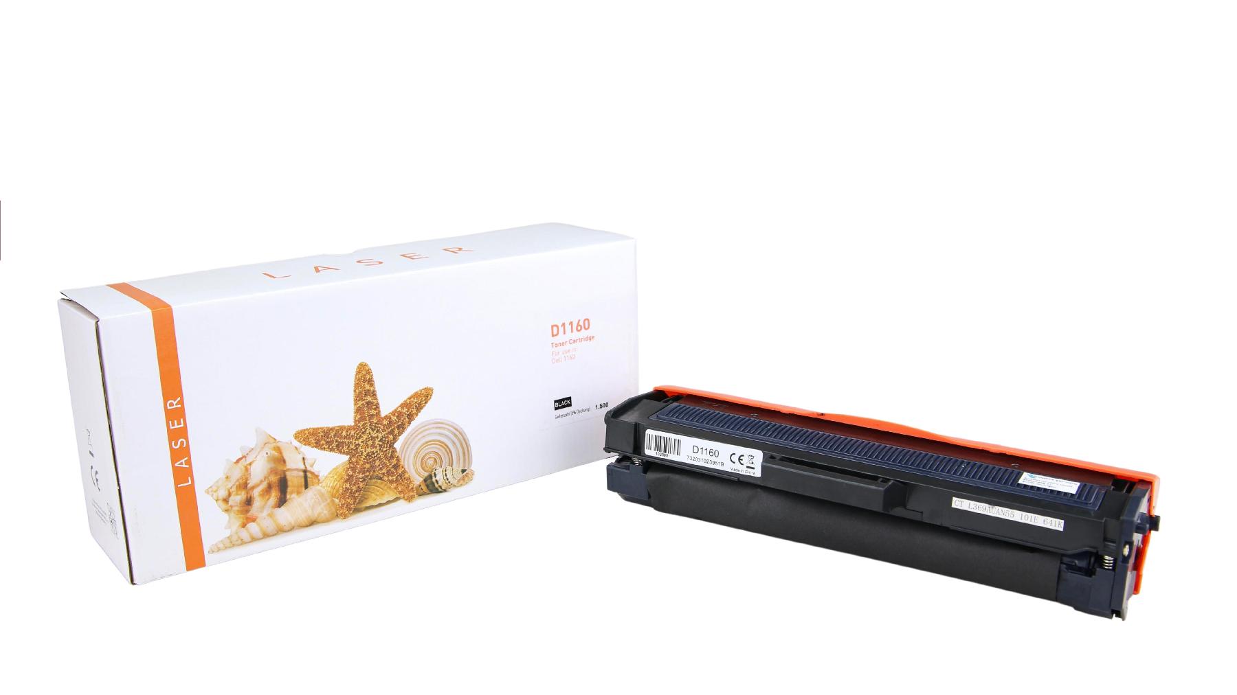 D1160 alternativ Toner black für Dell / HF44N / 1.500 Seiten