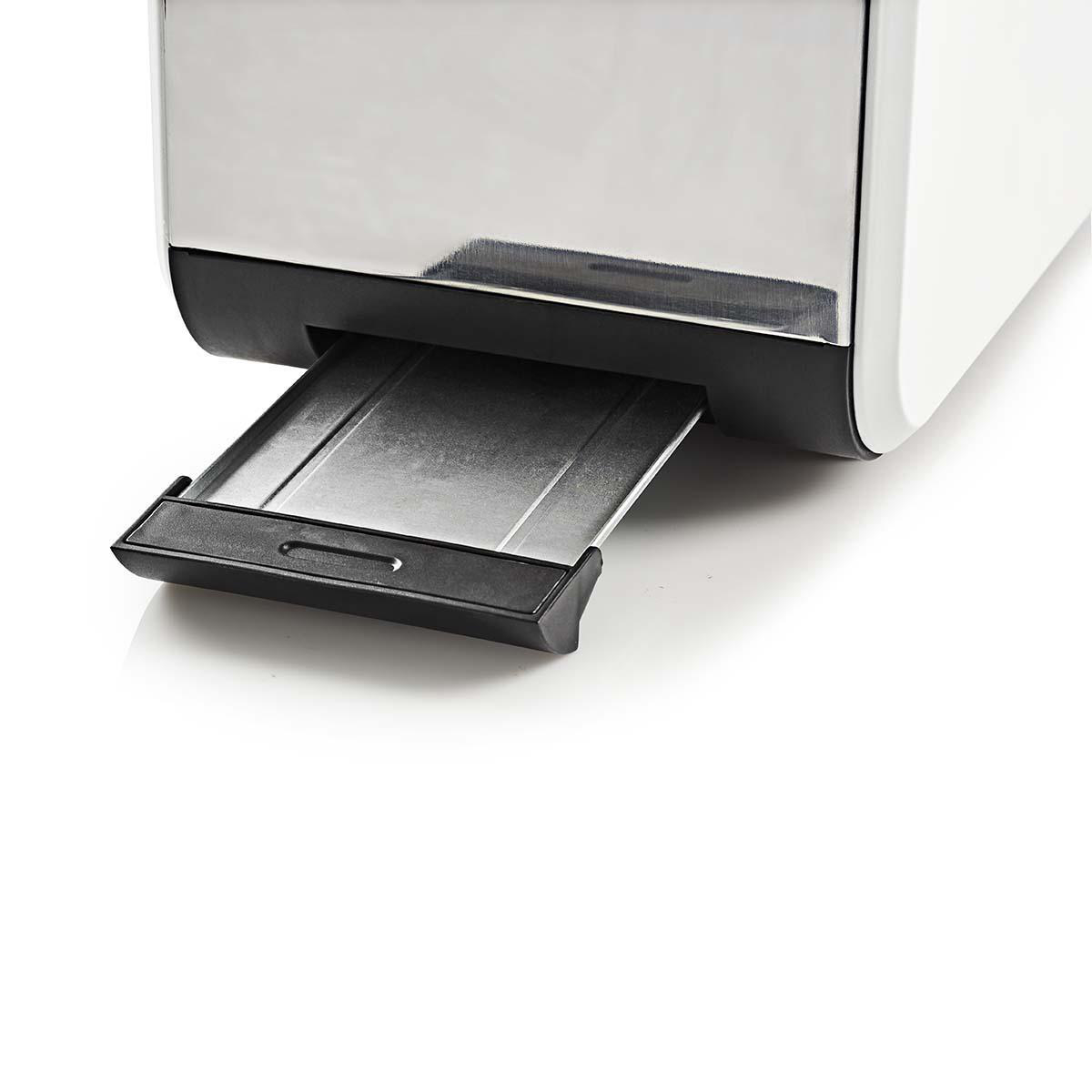 Toaster | Soft Touch Serie | 2 Brotscheiben | 2 Steckplätze | Bräunungsstufen: 6 | Auftaufunktion | Weiss