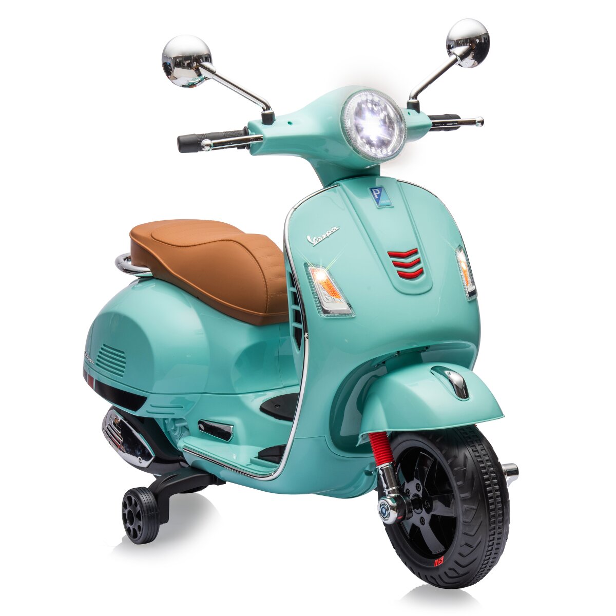 Kinderfahrzeug Vespa GTS 125 mintgrün Li-Power 12.6