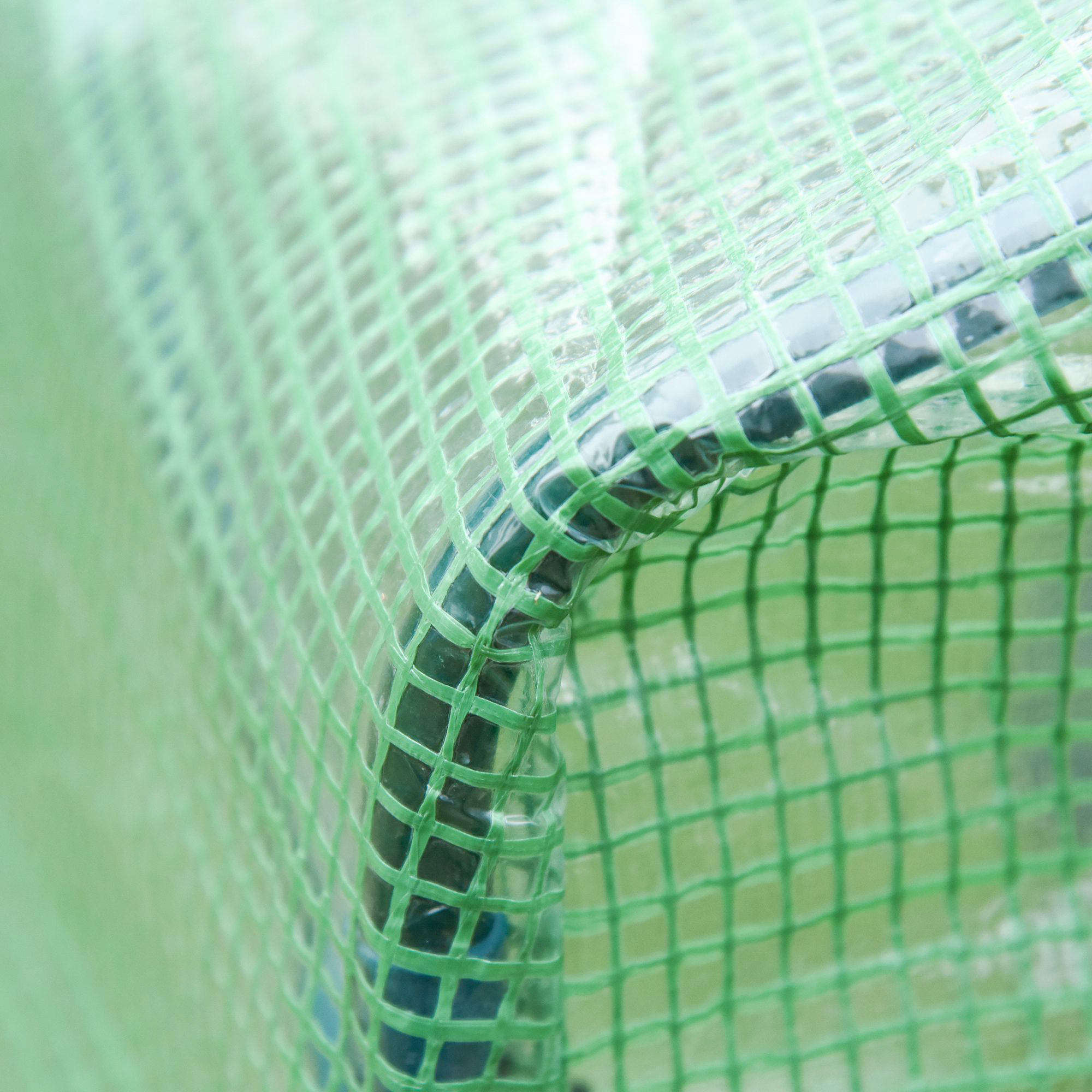 Foliengewächshaus Tomatengewächshaus Treibhaus Frühbeet mit Fenster und Tür Grün Stahl Kunststoff 180 x 100 x 168 cm