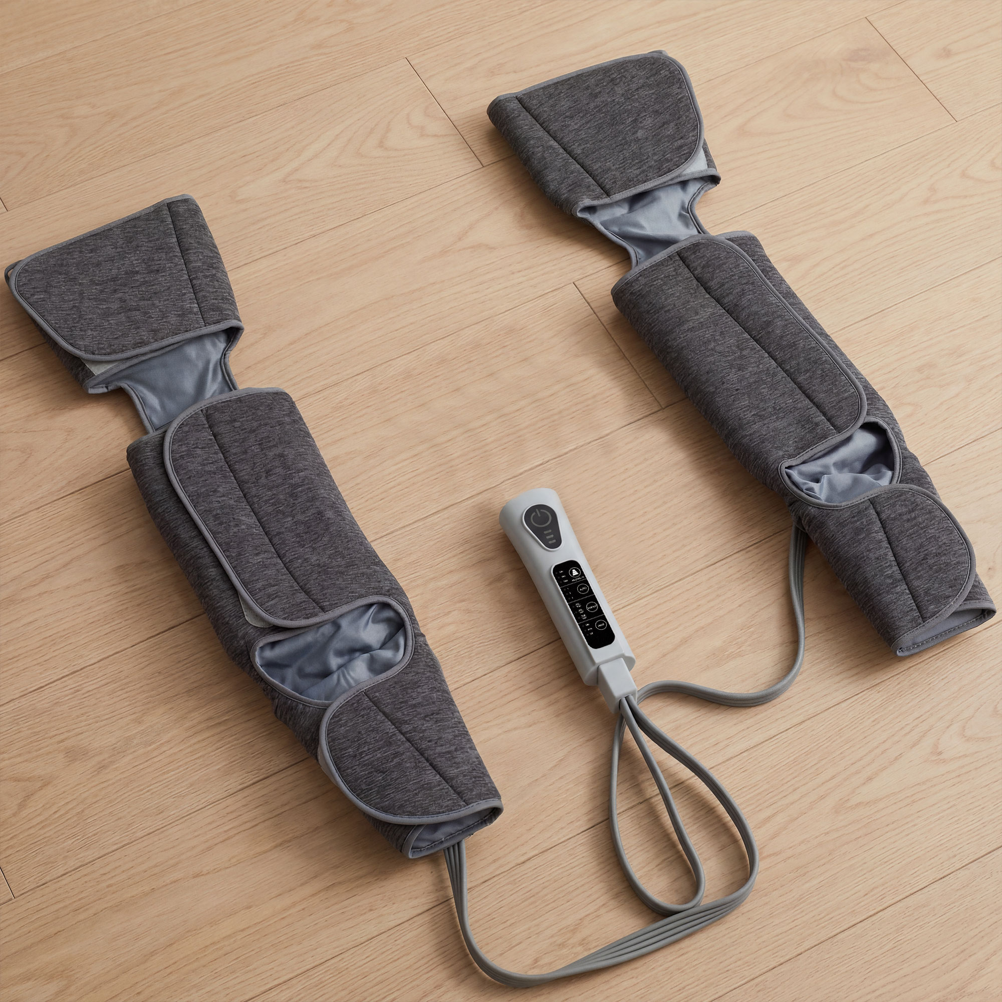 Beinmassager mit Wärme, Kompression, 3 Automodi & 3 Intensitäten, Fuß- und Wadenmassagegerät