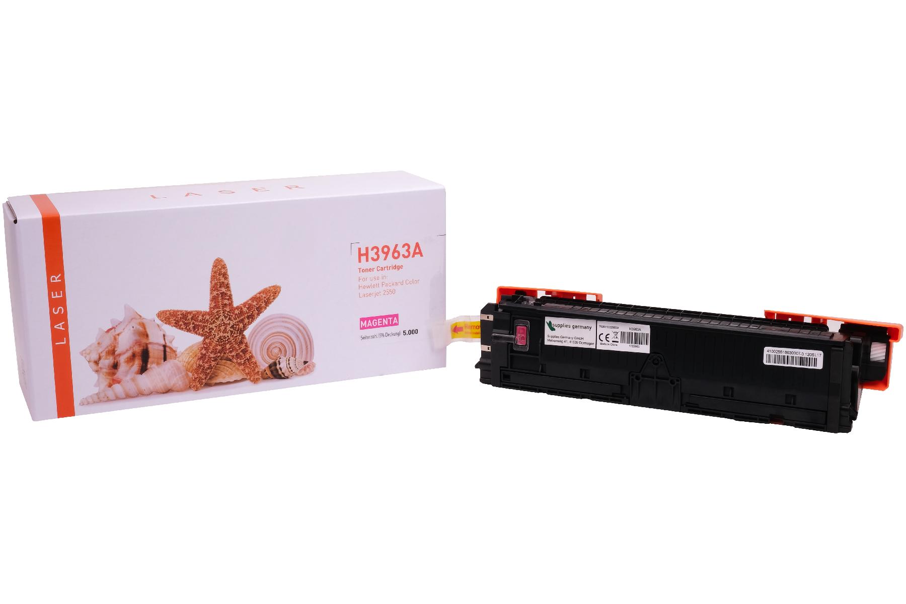Q3963A alternativ Toner Magenta für HP / Q3963A / 122A / 5.000 Seiten Q3963A alternativ Toner Magenta für HP / Q3963A / 122A / 5.000 Seiten
