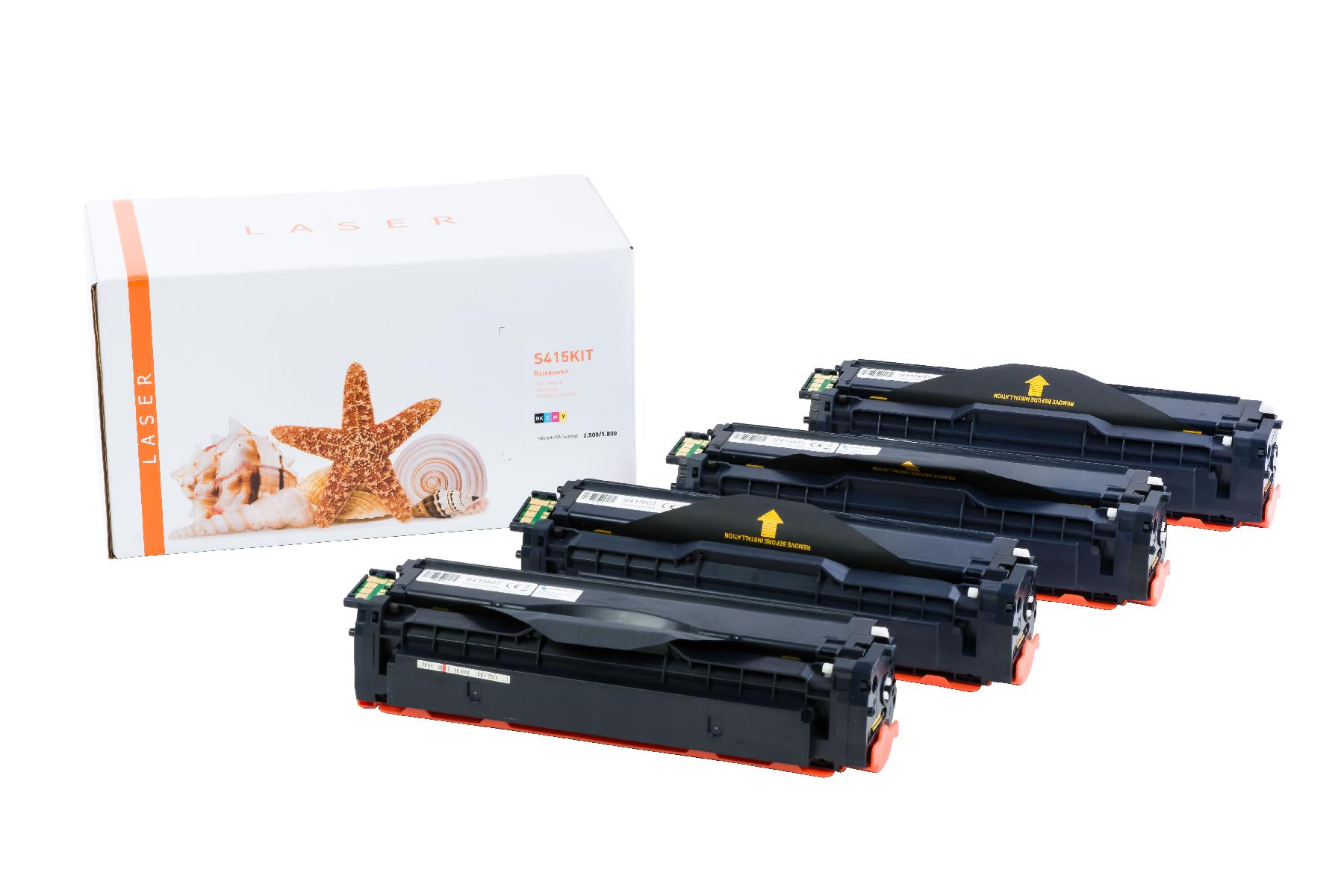 CLP415KIT alternativ Toner Rainbowkit für Sam / CLP415 / BK2.500 / CMY1.800 Seiten CLP415KIT alternativ Toner Rainbowkit für Sam / CLP415 / BK2.500 / CMY1.800 Seiten