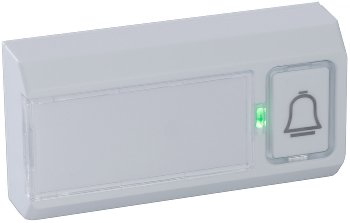 Funk-Klingeltaster "Pilota Porta" IP55, mit Namensfeld, Batteriebetrieb