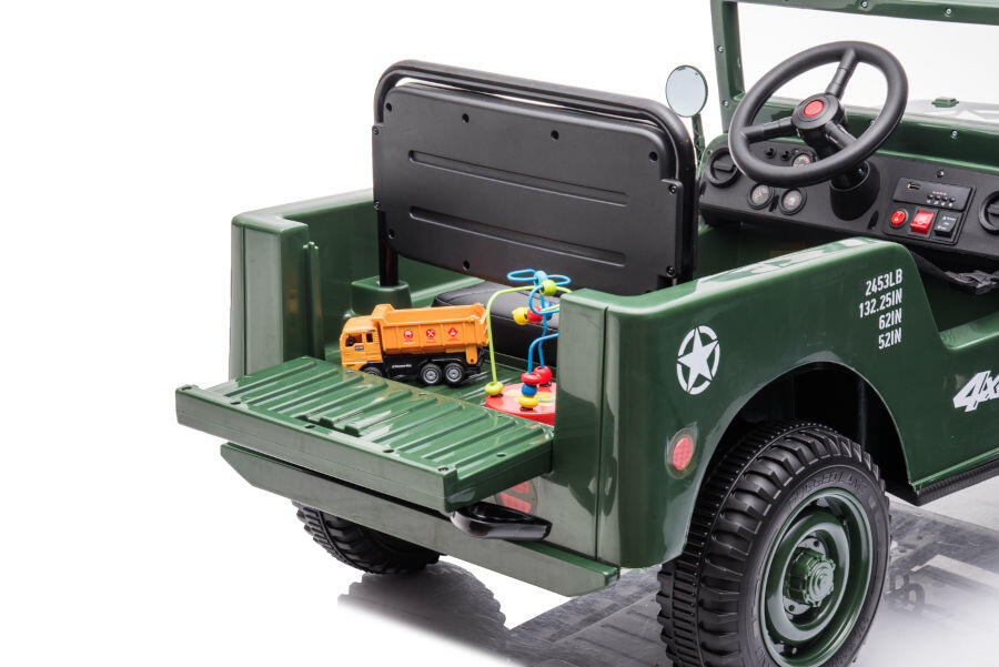 Kinderfahrzeug Offroad Militär Grün
