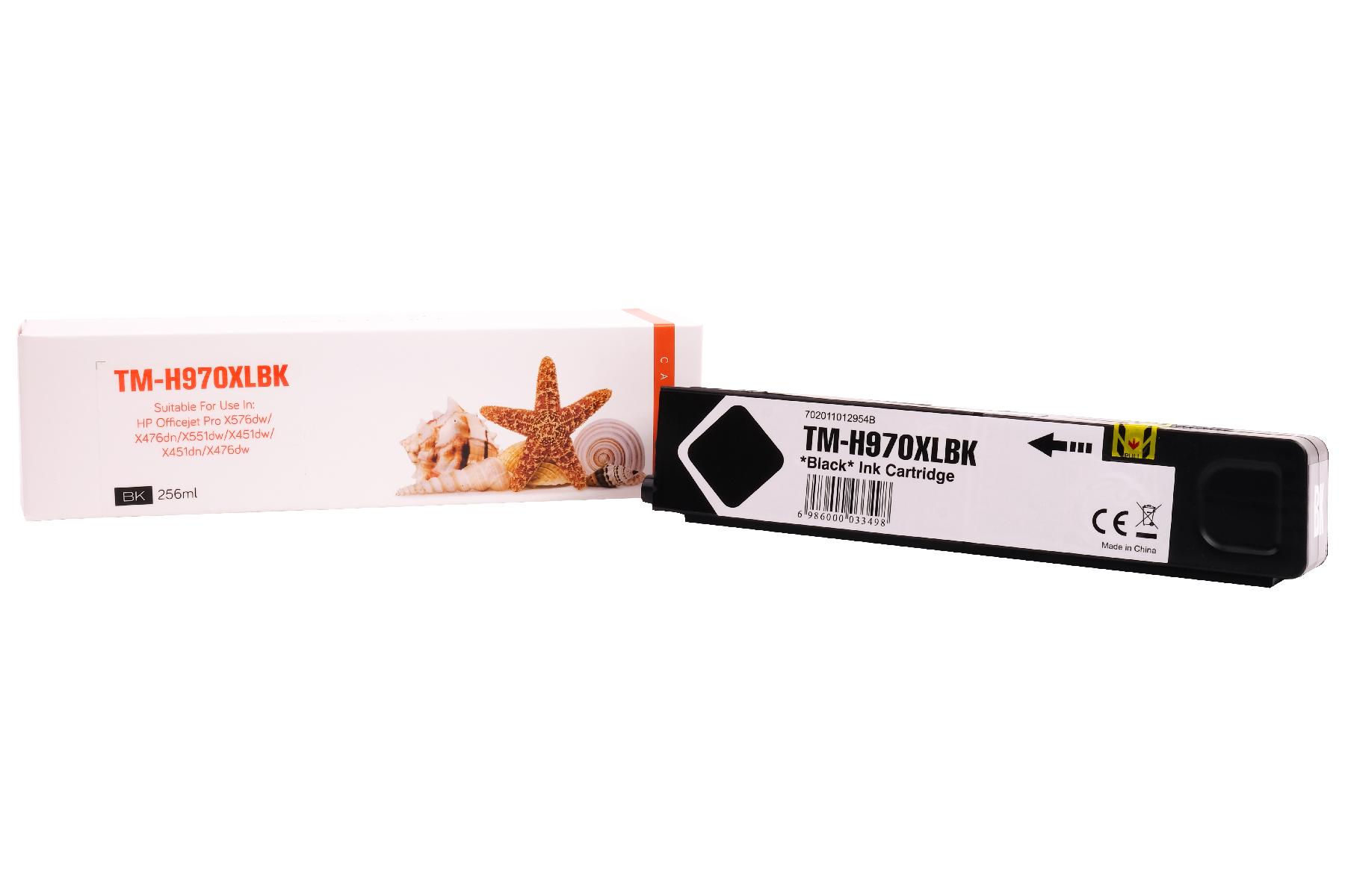 970XLBK Refill Tinte black für HP / CN625AE / 256ml / 9.200 Seiten