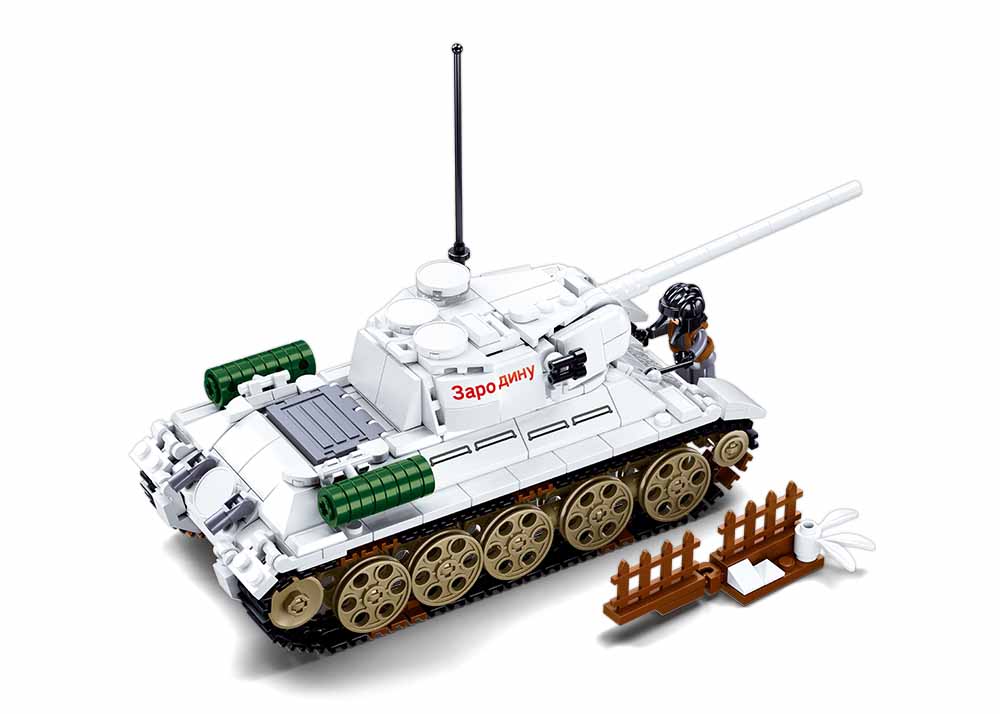 Sluban M38-B0978 - Army Battle of Budapest - Medium Panzer (weiß)