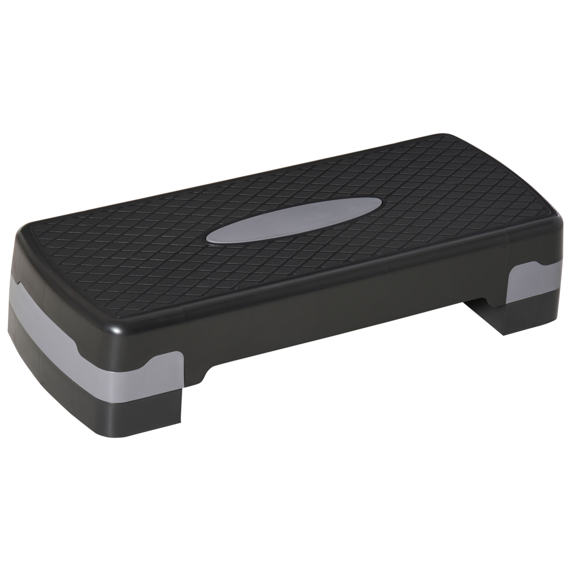 Steppbrett Aerobic Stepper 2-Stufig Höhenverstellbar 10-15cm, Rutschfest Fitness Stepper, Mini Steppbrett für Zuhause Heim Büro, Schwarz+Grau Steppbrett Aerobic Stepper 2-Stufig Höhenverstellbar 10-15cm, Rutschfest Fitness Stepper, Mini Steppbrett für Zuhause Heim Büro, Schwarz+Grau