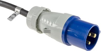 CEE auf Schutzkontakt-Kupplung 0,35m, 230V, Adapter für Wohnwagen, Camping