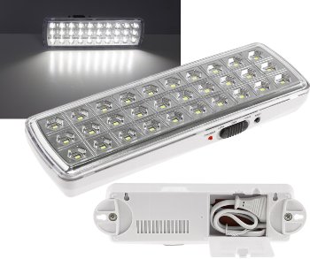 LED Notleuchte "CTNL-30 SMD" 205x65x30mm, Lithium Akku 3,7V/1200mAh, nur 2W
