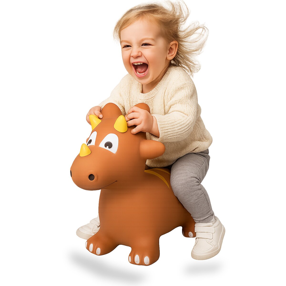 Hüpftier Dino mit Pumpe Hüpftier Dino mit Pumpe