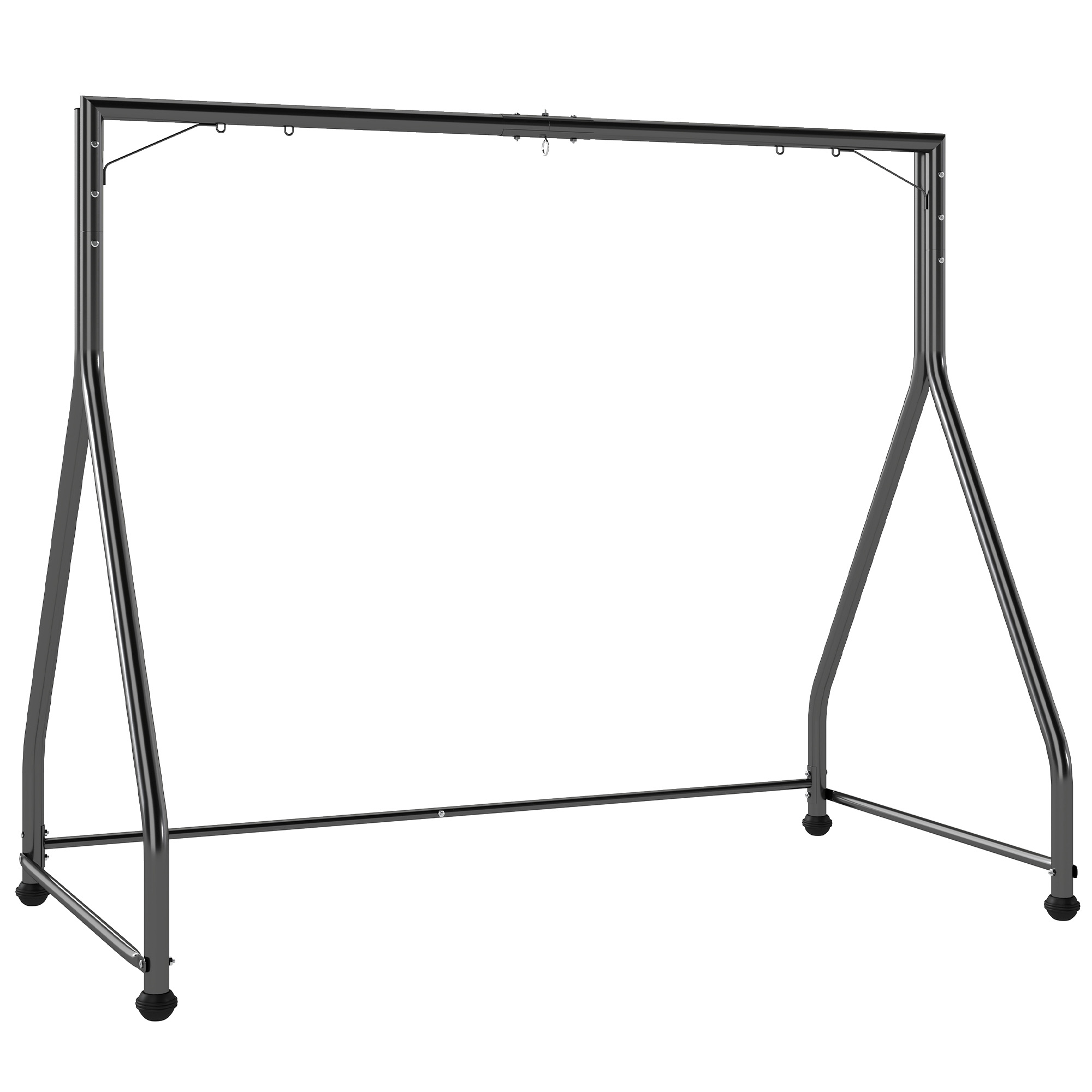outsunny-schaukelstander-vielseitiger-schwerlast-schaukelrahmen-fur-zwei-dreisitzer-oder-hangekorb-schwarz~244I771T9Q001