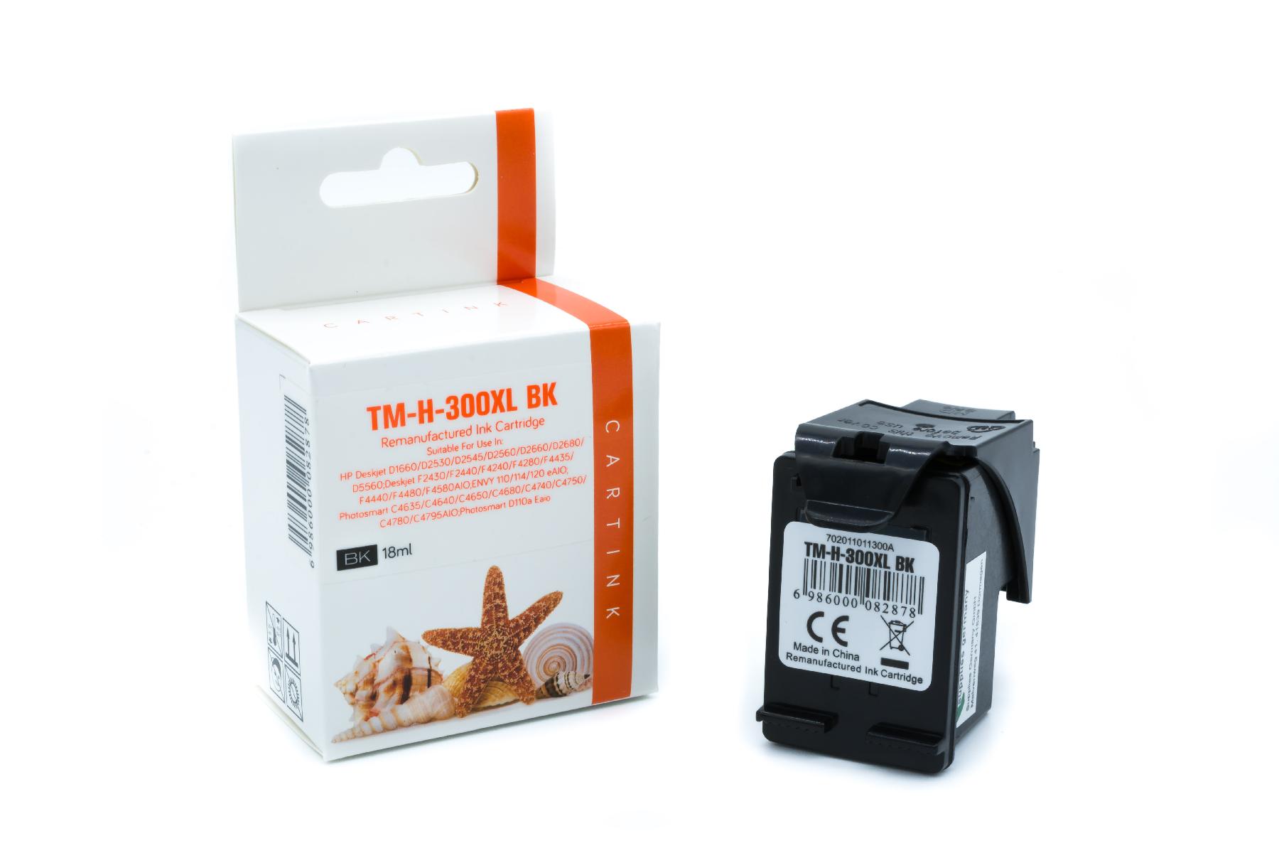 300BKXL Refill Tinte black für HP / CC641EE / 16 300BKXL Refill Tinte black für HP / CC641EE / 16