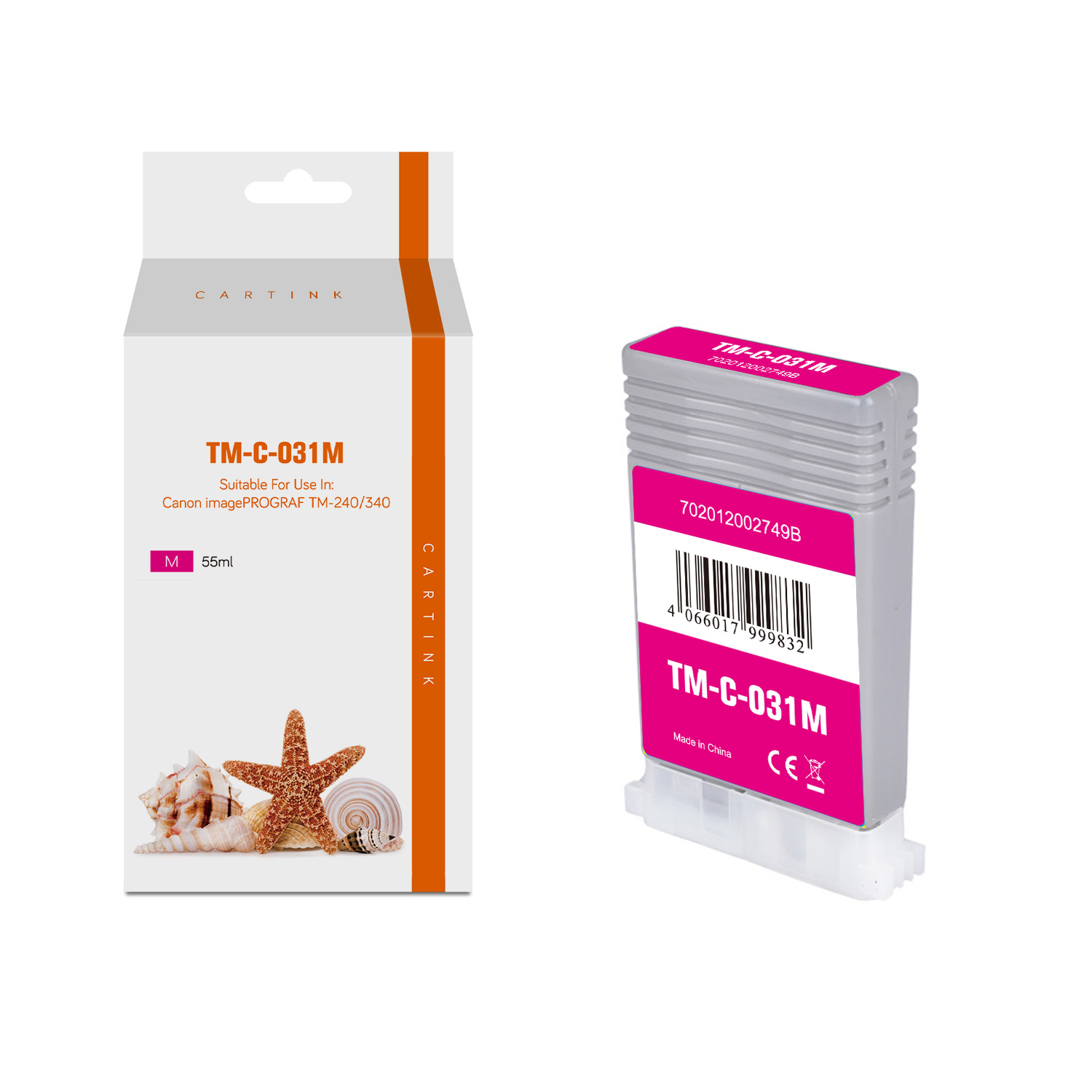 PFI031M Refill Tinte magenta für Canon / 6265C001 / 55ml