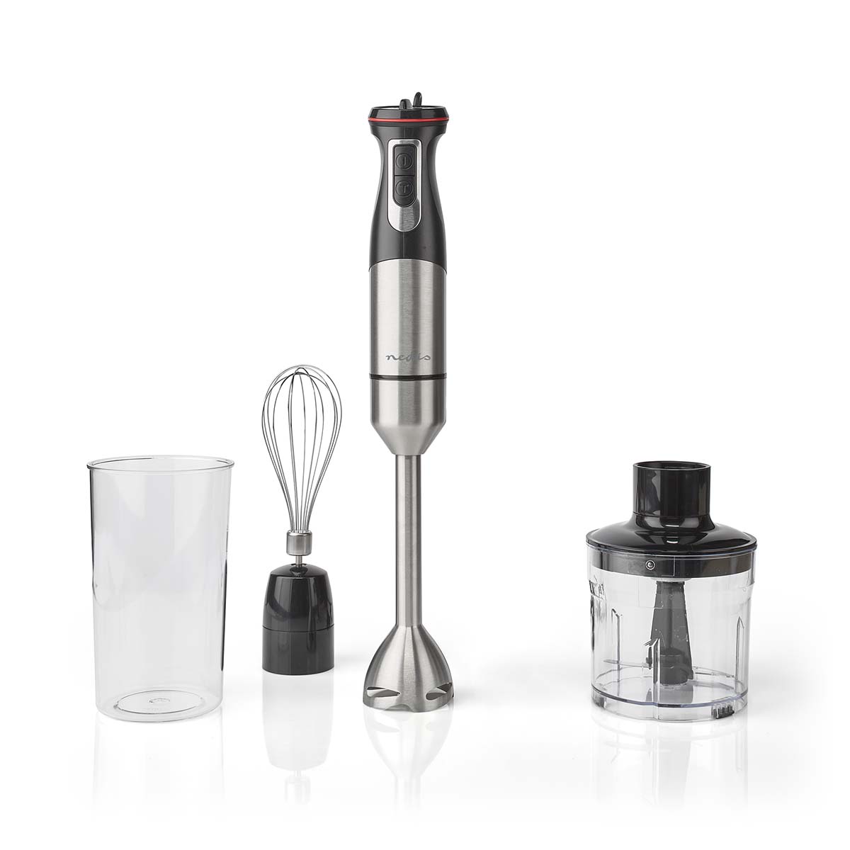 Stabmixer | 800 W | Geschindigkeitseinstellung: Variable Geschwindigkeitskontrolle | Hubschrauber | Aluminium / schwarz Stabmixer | 800 W | Geschindigkeitseinstellung: Variable Geschwindigkeitskontrolle | Hubschrauber | Aluminium / schwarz