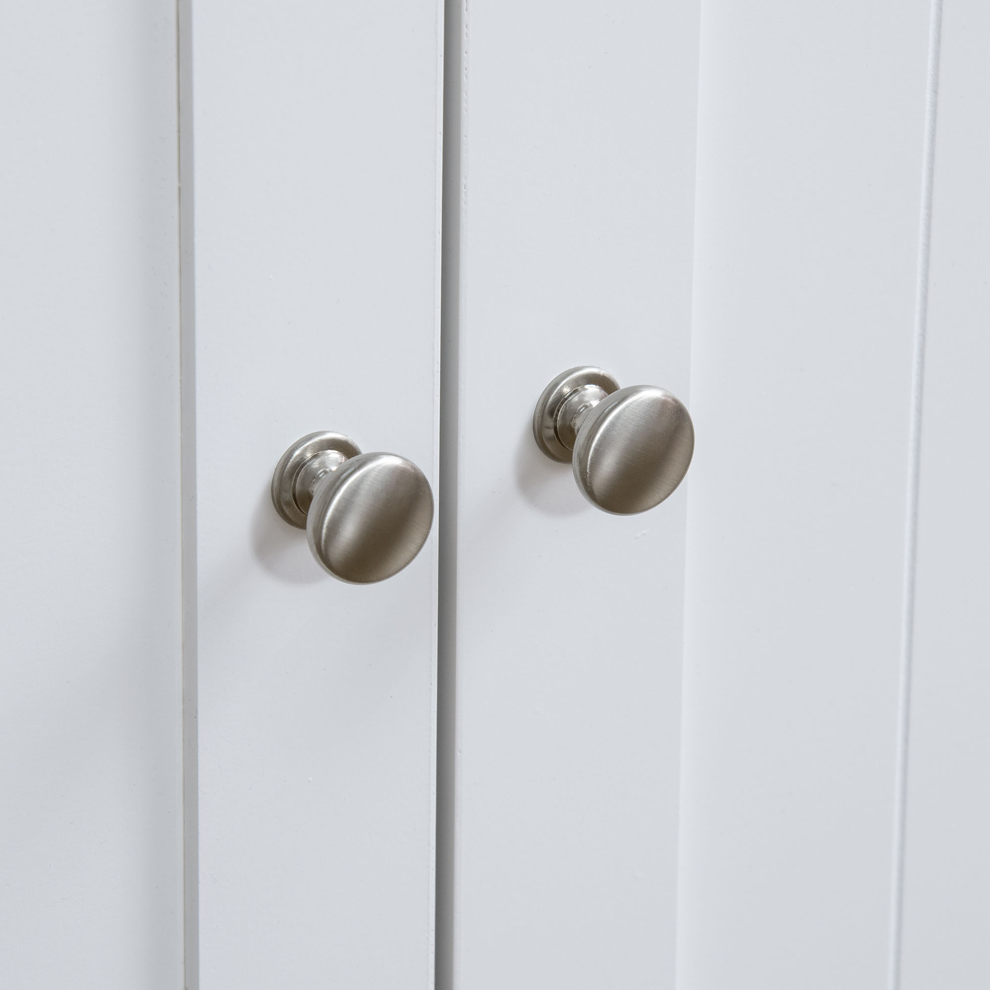 Katzentoilette, Katzenhaus, mit Trennwand, magnetischer Doppeltür, seitlicher Ablage, weiß, 86 x 48 x 52cm