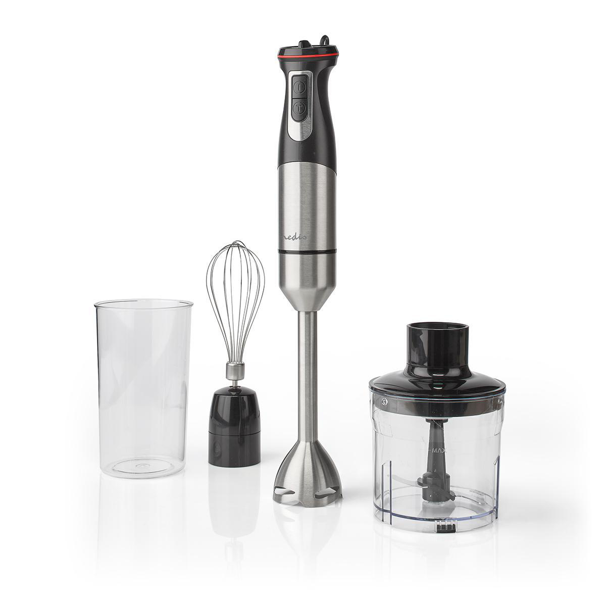 Stabmixer | 800 W | Geschindigkeitseinstellung: Variable Geschwindigkeitskontrolle | Hubschrauber | Aluminium / schwarz