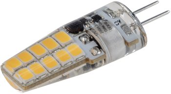 LED Stiftsockellampe G4 "Silikon W2", 4200k, 220lm, 300°, 12V/2W, neutralweiß