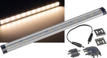 LED Unterbauleuchte "CT-FL30" 30cm, 271lm, 3 Watt, 3000K / warmweiß