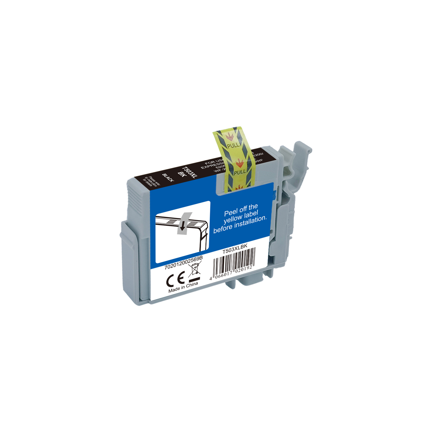 T503XLschwarz alternativ Tinte schwarz für Epson / C13T09R14010 / 13,2ml / 550 Seiten T503XLschwarz alternativ Tinte schwarz für Epson / C13T09R14010 / 13,2ml / 550 Seiten