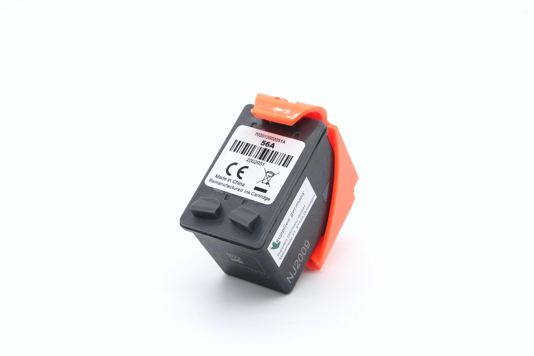 56A alternativ Tinte black für HP / C6656A / 19