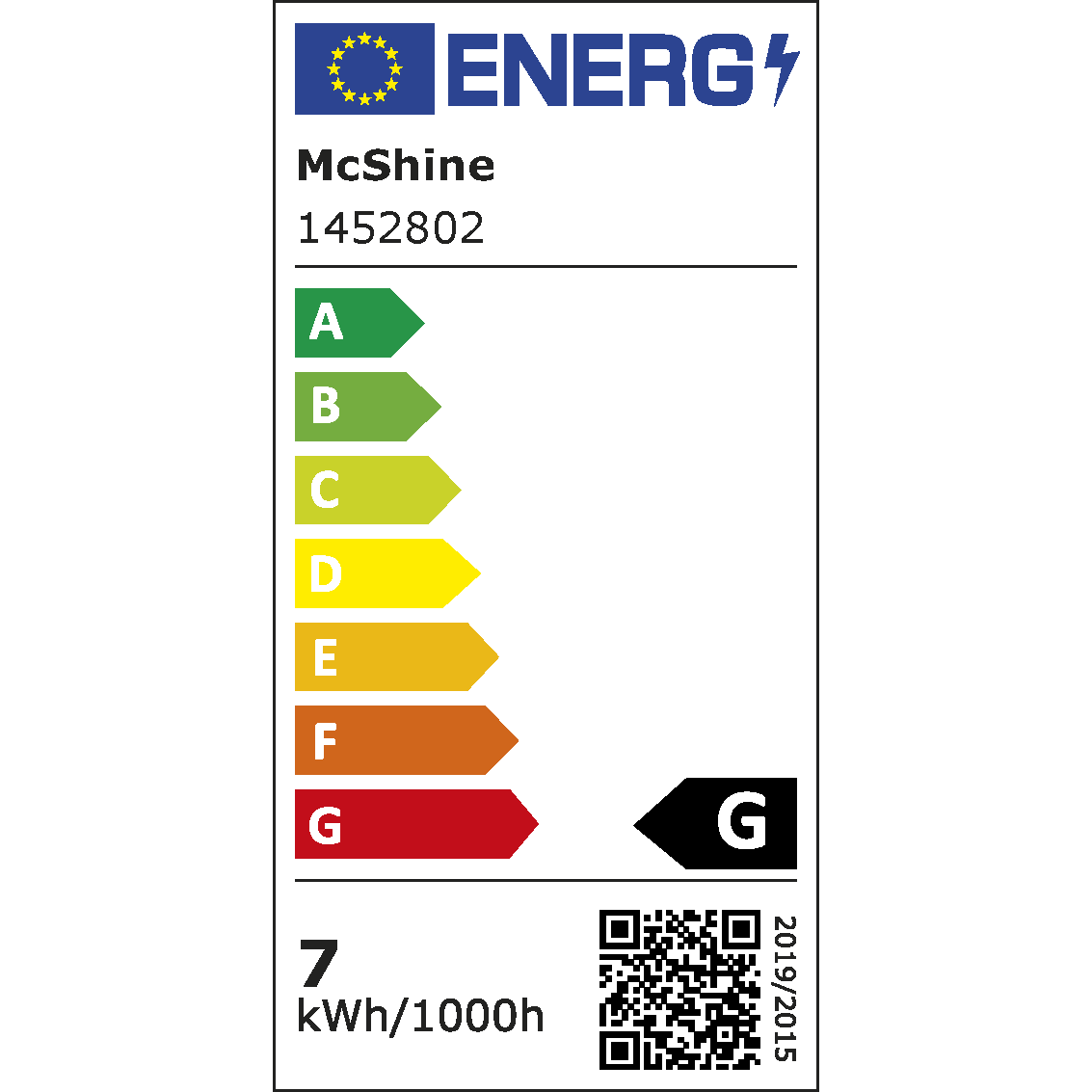 LED-Strahler McShine ''PV-MCOB'' GU10, 7W, 550lm, 38°, 3000K, warmweiß