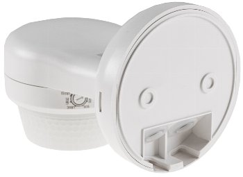 Aufputz-Bewegungsmelder 360° IP65 / 12m Detektion, Wand & Decke, weiß
