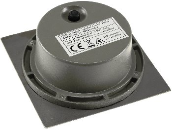 Solar LED Bodenstrahler "CTB-E", eckig, 105x105x40mm, IP44, Edelstahl-Front