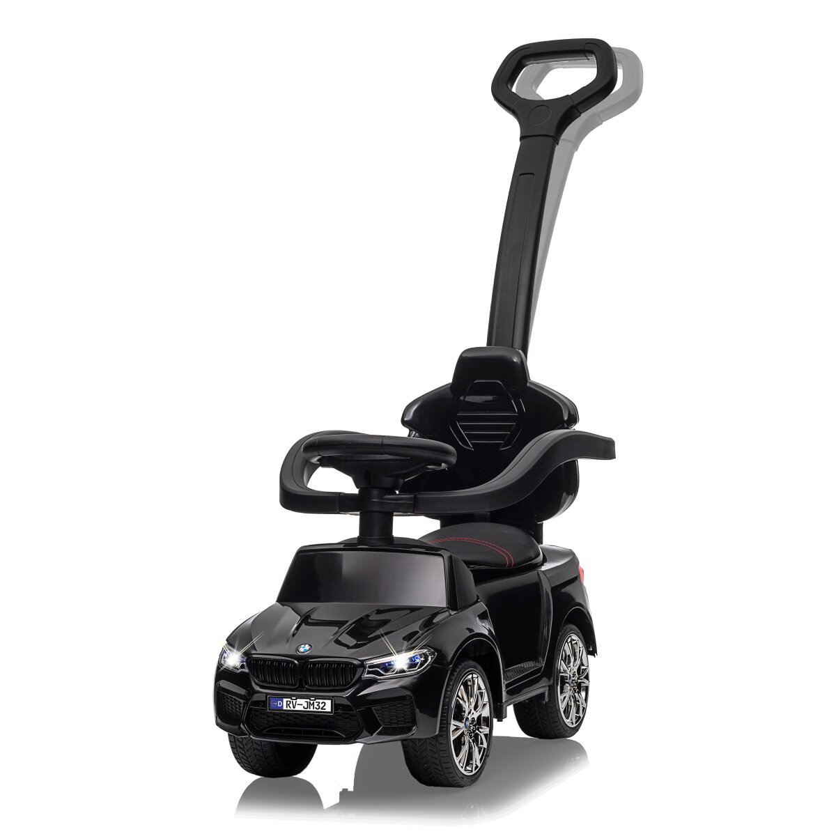 Rutscher BMW M5 schwarz 2in1 mit Schubstange