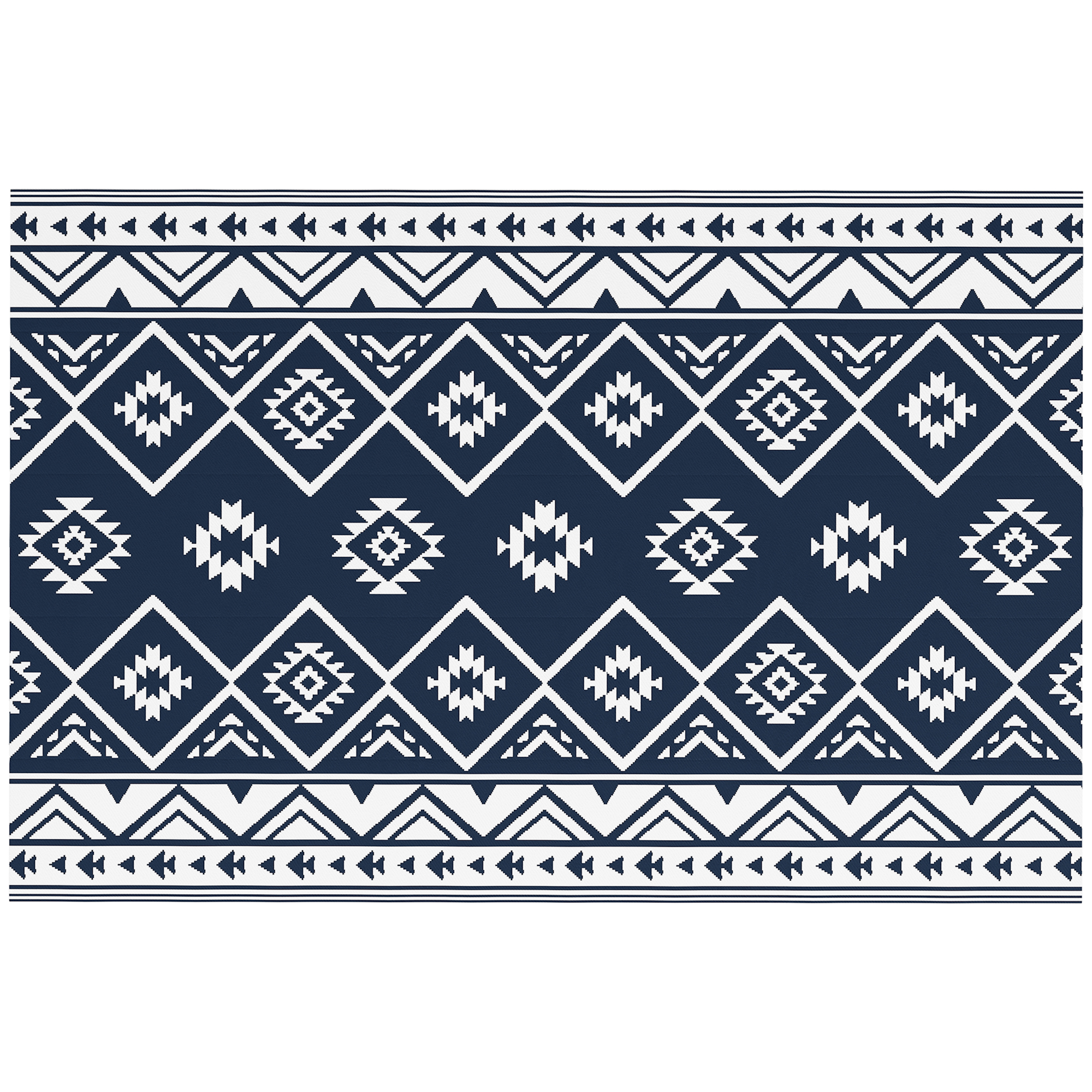 Outdoorteppich Terrassenteppich, wetterbeständig, modernes Design, 182 cm x 274 cm x 0,3 cm, Schwarz + Weiß Outdoorteppich Terrassenteppich, wetterbeständig, modernes Design, 182 cm x 274 cm x 0,3 cm, Schwarz + Weiß