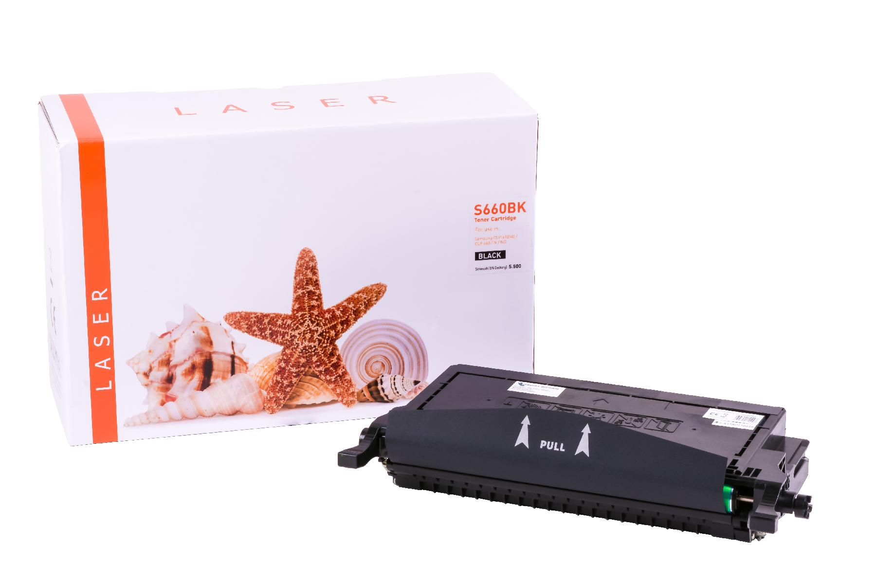 CLP660BK alternativ Toner black für Samsung / CLPK 660 B/ELSK / 5.500 Seiten CLP660BK alternativ Toner black für Samsung / CLPK 660 B/ELSK / 5.500 Seiten