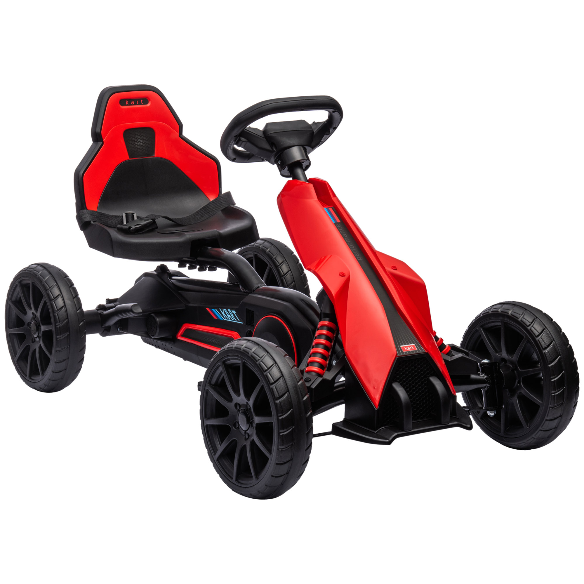 Go Kart Pedal Go Kart Rückwärts-uns Vorwärtsgang, für Kinder von 3 bis 8 Jahren, Rot Go Kart Pedal Go Kart Rückwärts-uns Vorwärtsgang, für Kinder von 3 bis 8 Jahren, Rot