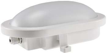 LED Oval-Armatur "FRL-O 12" IP44, Feuchtraum-Leuchte, 13W, 965lm, 4000K