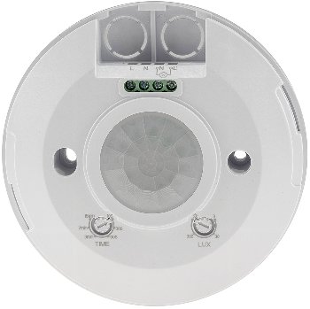 Decken-Bewegungsmelder "CBM-Flat" 360° / LED geeignet, 6m Detektion, 2000W, weiß