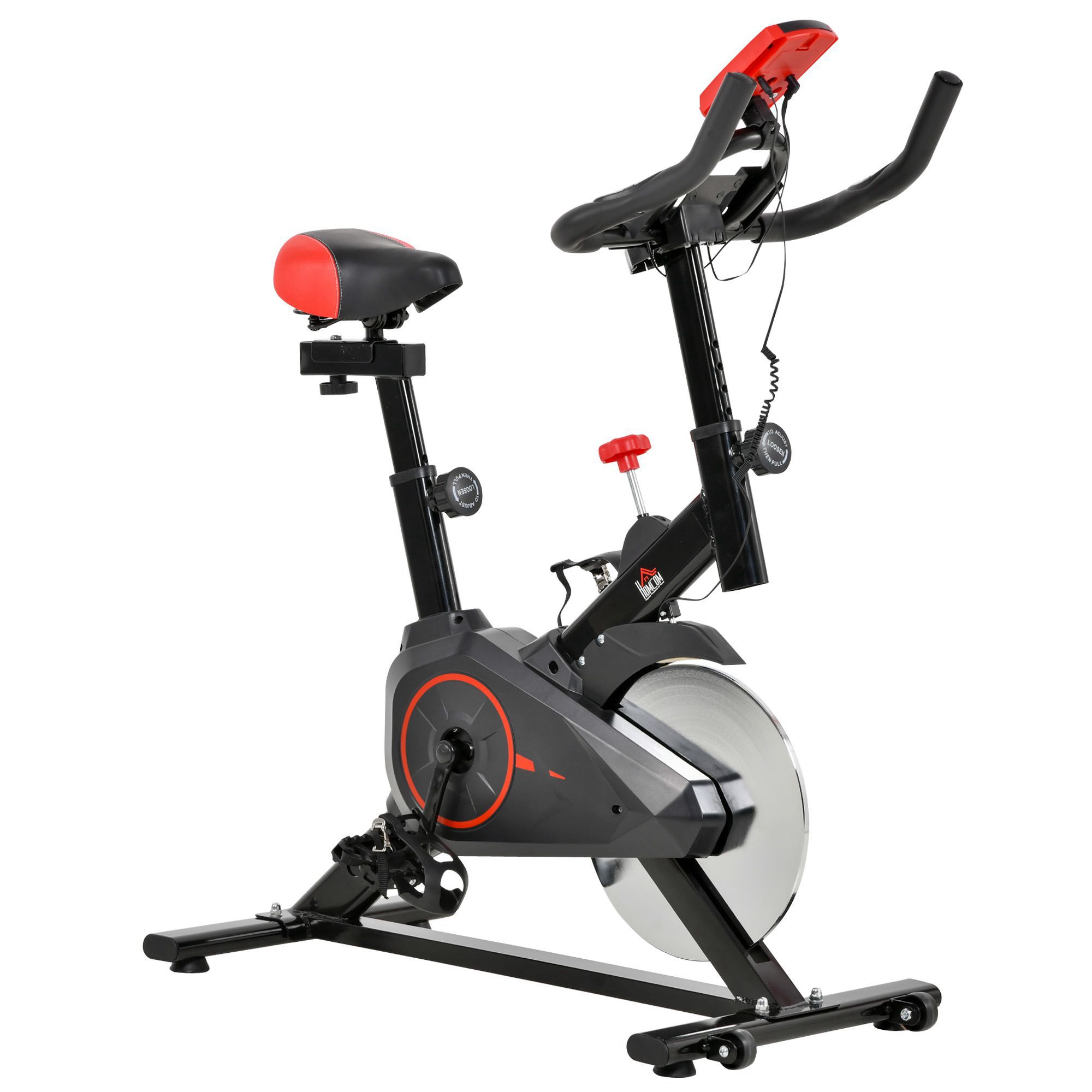 Indoor Cycling Bike Trainer Home Gym Fahrradtrainer Fitnessfahrrad 85 x 46 x 114 cm