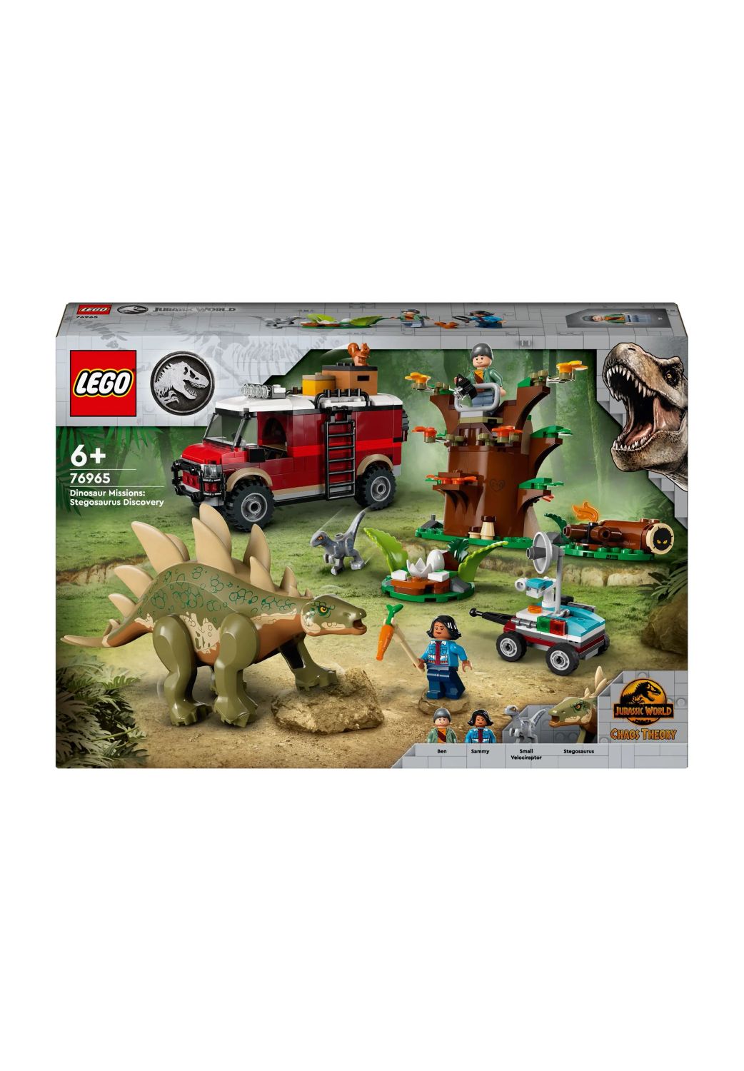 LEGO® 76965 - Jurassic World  - Dinosaurier-Missionen: Entdeckung des Stegosaurus (420 Teile)