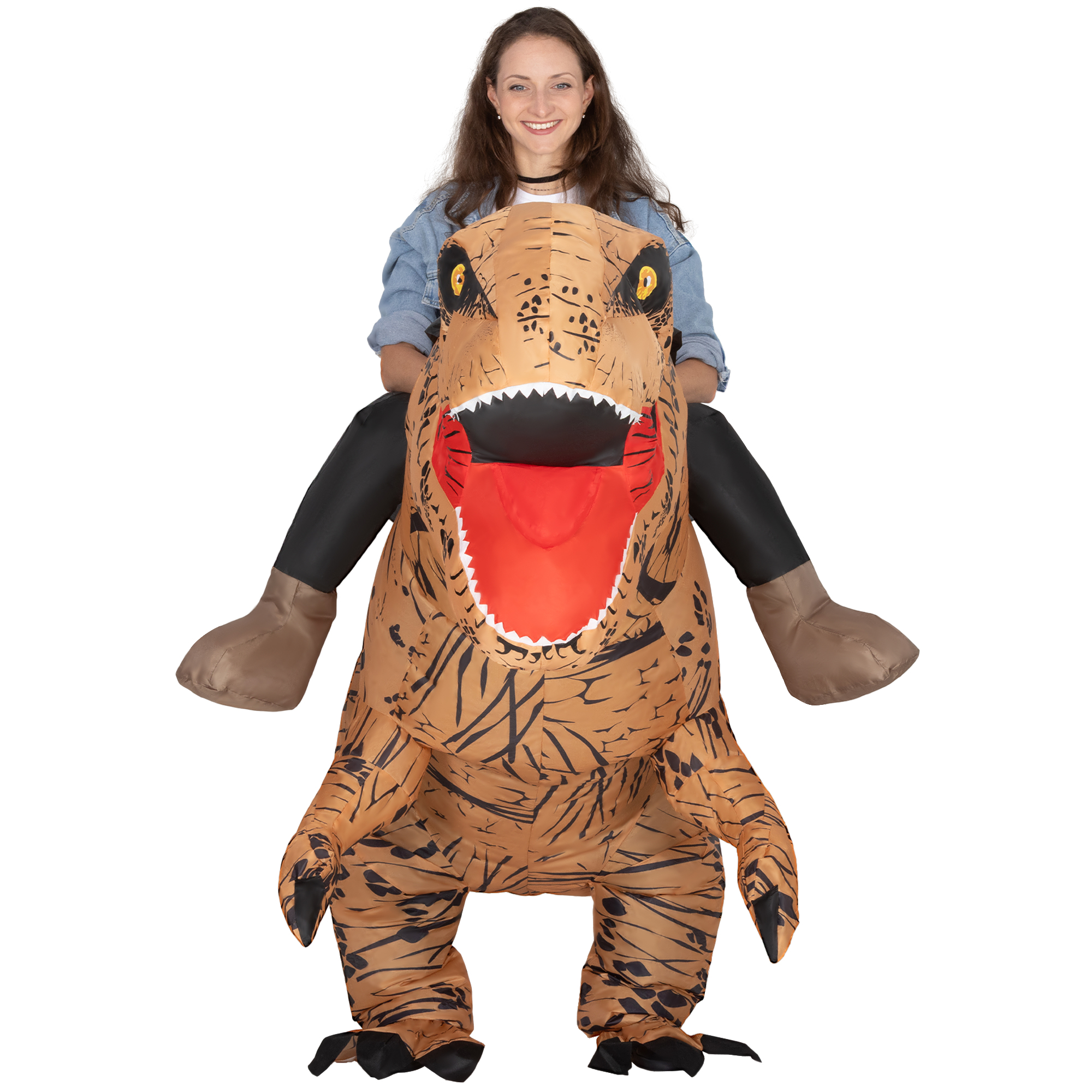 Aufblasbares Dinosaurier Kostüm für Erwachsene Dino T-Rex Kostüme lustig Halloween Karneval Party Aufblasbares Dinosaurier Kostüm für Erwachsene Dino T-Rex Kostüme lustig Halloween Karneval Party