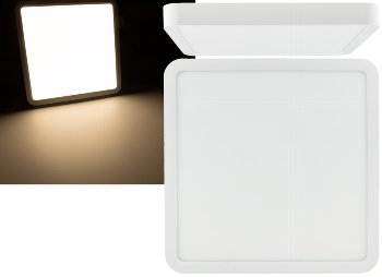LED Deckenleuchte "Santano 36 Qw", 30x30cm, 32W, 2928lm, 2900K warmweiß
