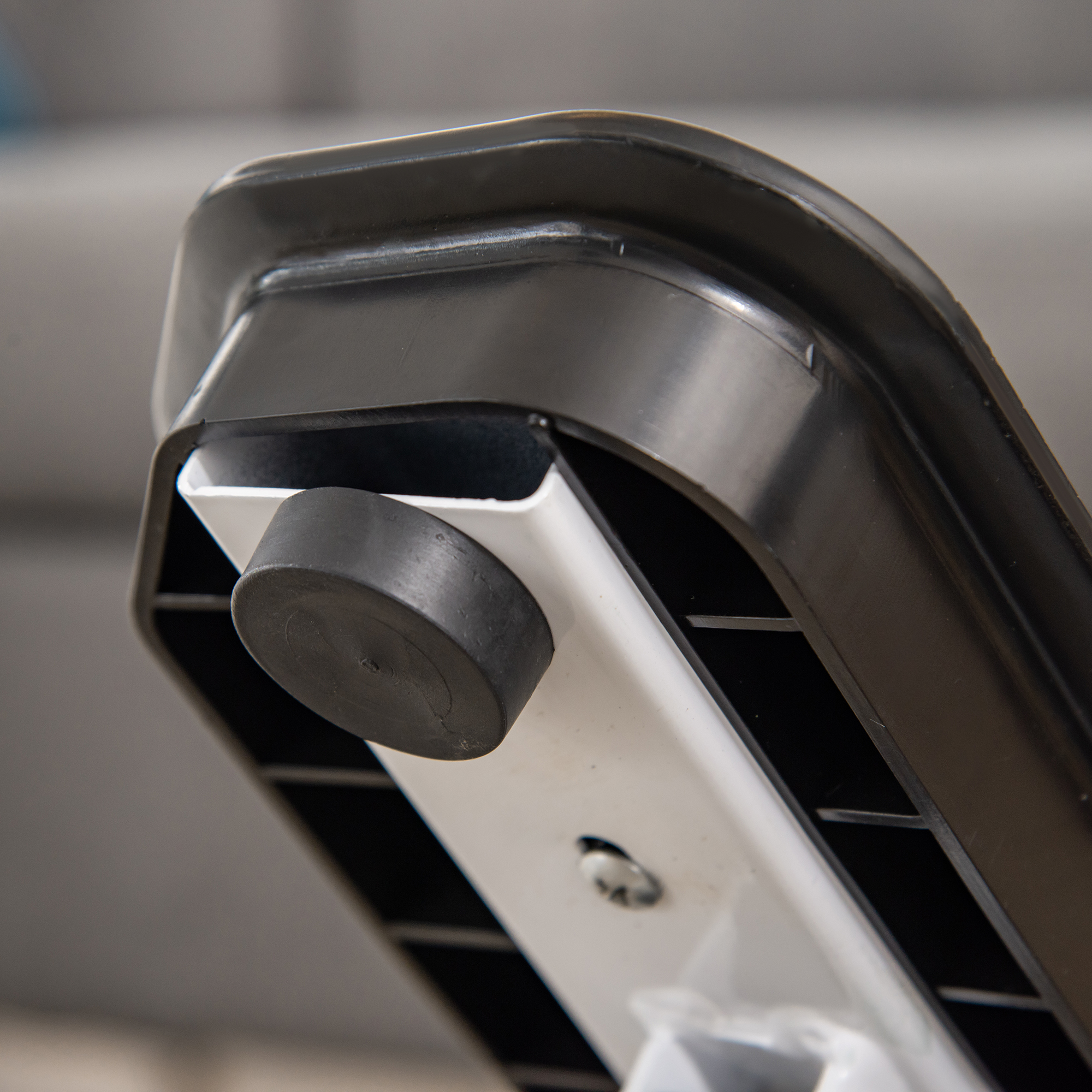 Mini Stepper für Zuhause, Rutschfest Up-Down Stepper mit LCD-Anzeige, Stepper Hometrainer mit zwei großen Pedalen, Stahl, Schwarz